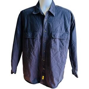 🪓 Stanley Flannel Shirt Jacket Lined Workwear Heavyweight Cotton Large